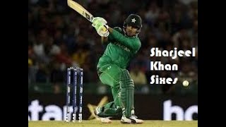 sharjeel khan batting top sixes in psl and tounments