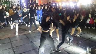 BBHMM REMIX 여자군무 (덩실덩실 댄스팀 (Kaiser 카이저)) 홍대버스킹 20170310금 [Korean Hongdae Kpop Dance Street Busking]