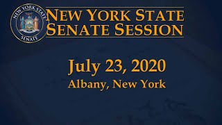 New York State Senate Session - 07/23/20