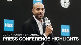 Best of Jordi Fernández’s Introductory Press Conference | Brooklyn Nets