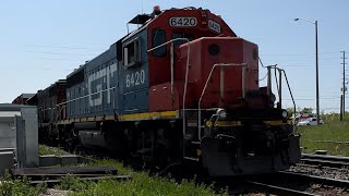 (P5 horn show!) CN train L559 at Goreway drive with GTW 6420 and CN 4710 (5/27/2023)