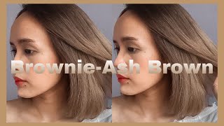 TUTORIAL CAT RAMBUT SENDIRI DI RUMAH - BROWNIE ASH BROWN