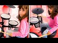 LAURA TOCA BATERIA COM 3 ANOS - Família Brancoala #Shorts