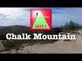 SOTA: Good activation gone bad on Chalk Mt. CA