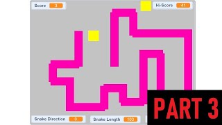 Coding Lesson: Making Snake in Scratch PART 3