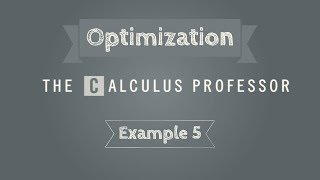 Optimization Problems, Example 5