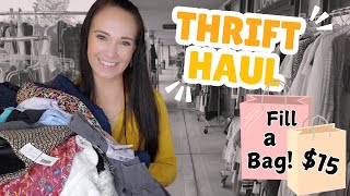 FILL A BAG Thrift Haul at my FAVORITE Store! What I Picked to Resell on eBay & Poshmark #reselling