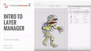CrazyTalk Animator 3 Tutorial - Intro to Layer Manager