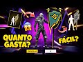 PEGANDO O EMOTE BANDEIRÃO!! TÁ FÁCIL? QUANTO GASTA? TOKEN ROYALE FREE FIRE, COM BANDEIRÃO DO FFWS