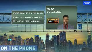 Nate Burleson talks the NFL | Boomer and Gio