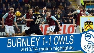 Burnley v Sheffield Wednesday | Championship 2013/14 Highlights