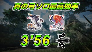 【真の最高効率】傀異討究Lv220 弓 ソロ 3分56秒70 傀異克服オオナズチ 紅蓮滾るバゼルギウス (ナズチバゼル) Bow Multi TA【MHR:SB Ver.14】