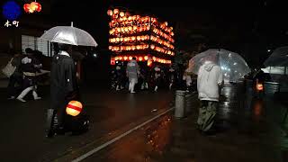 【2023年・令和5年 後祭り 二本松提灯祭り】本町 今年はこれで見納め最後で最後の字引き廻し1⃣