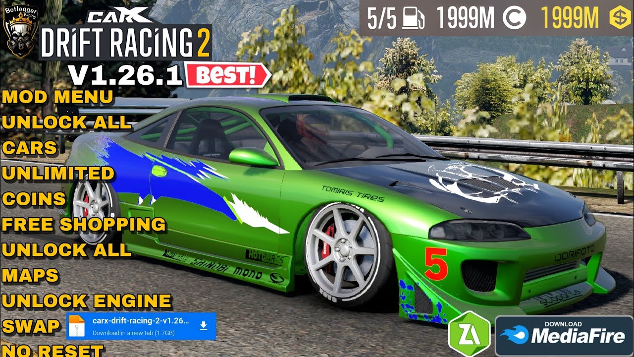 CarX Drift Racing 2 Mod Menu V1.26.1 Unlock All No Reset Gameplay - YouTube