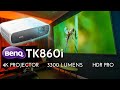 BenQ TK860i 4K Projector | Perfect for Any Room