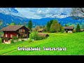 Grindelwald, Switzerland, walking in the rain 4K - The most beautiful villages in Switzerland