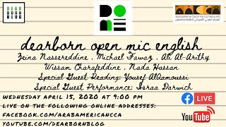 Dearborn Open Mic English (DOME) April 2020