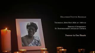 In Loving Memory of Heather Yvette Redman - Obituary