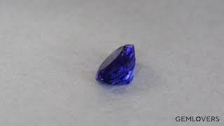 Intense Violetish Blue Tanzanite 5.77 ct