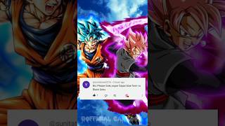 Goku ssj blue vs black Goku 🥵🥶🤯 | who is strongest 🤔 #dbs #dbz #viral #shorts