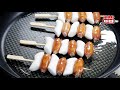 sausages u0026 rice cake skewers sotteok sotteok korean simple recipe