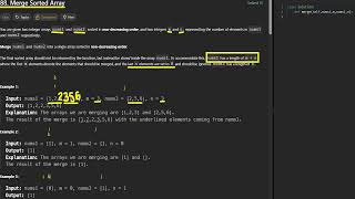 Leetcode 88. Merge Sorted Array 3️⃣ Pointers, Merge Mastery!