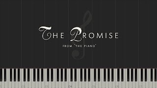 The Promise (from "The Piano") - Michael Nyman \\ Synthesia Piano Tutorial