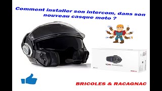 ❓💪✌ Comment installer son intercom (Sena 10S), dans son casque moto ❓💪✌