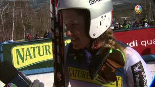Alice McKennis on Winning - Super G - Nature Valley U.S. Alpine Championships
