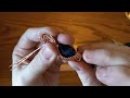 wire weave pendant tutorial for beginners wire weaving jewelry pattern