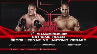 WWE 2K14 - Cesaro vs. Brock Lesnar for the WWE Title