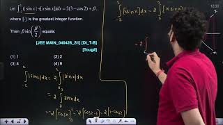 The greatest integer function | 04 APRIL 2026 SHIFT 1 JEE MAIN PYQ