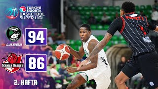 Darüşşafaka Lassa (94-86) Manisa Basket - Türkiye Sigorta Basketbol Süper Ligi - 2024/25