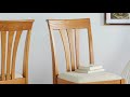 Victoria Solid Oak Beige Linen Dining Chair