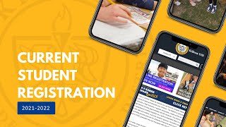 Current Student Registration 2021-2022