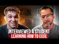 I Interviewed a Student Learning How to Code