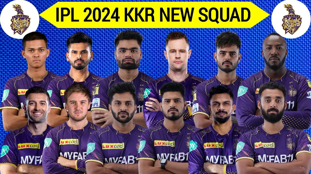 IPL 2024 | Kolkata Knight Riders Full Squad | KKR Full Squad 2024 | KKR ...