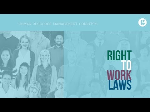 What is a Right to Work law example?