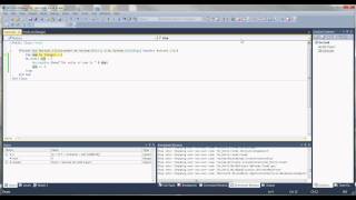 Loops in Visual Basic 2010