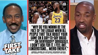 FIRST TAKE | Stephen A. on LeBron's brutal verdict on Edwards being face of NBA after Lakers win