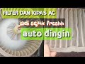 cara membersihkan filter ac mobil  agya ( ayla) !! cara membuat ac mobil jadi dingin