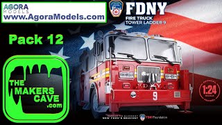 FDNY Ladder 9 by Agora - Completed Model, Pack 12