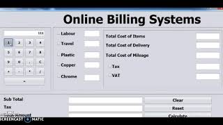 How To Create Billing System In Java
