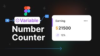 Figma variables Number Counter (Interactive Components)
