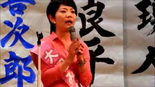 個人演説会(金子善次郎候補者）