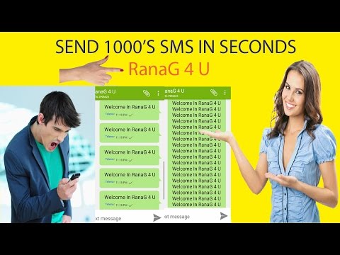 how to send many sms in one time (Tutorial) how to send many sms in one time (Tutorial)