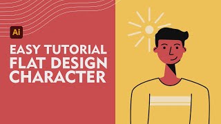 Adobe Illustrator Tutorials | How to Create Flat Design Character in Adobe Illustrator CC 2021