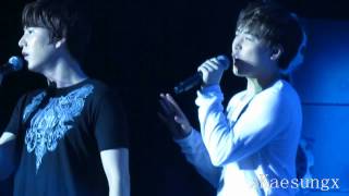 130224 Super Junior M Fan Meeting Chengdu - 到了明天 KyuMin moment