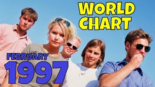 Top 50 Songs of February 1997🌍 – The Biggest Hits Around the World!