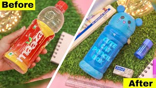 DIY pencil box from bottle || How to make pencil box with bottle